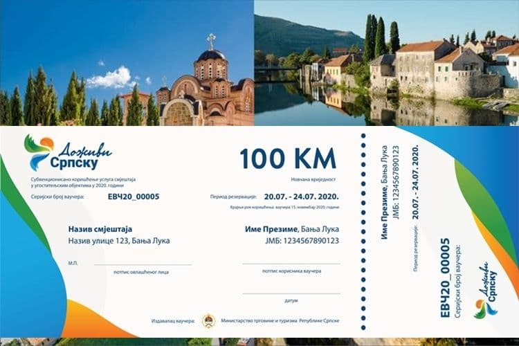 Turizam u plusu: Republika Srpska i ove godine dijeli vaučere domaćim turistima